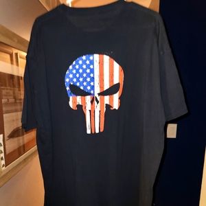 7 Mens USA Punisher T Shirts, size 2xl $10 each.
